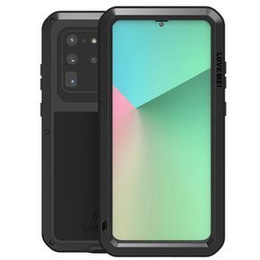 Love Mei Telefontok a Samsung Galaxy S20 Ultra, armored with glass, fekete