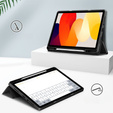 Tok Xiaomi Redmi Pad SE 11", Smartcase Hybrid, tolltartó résszel, fekete