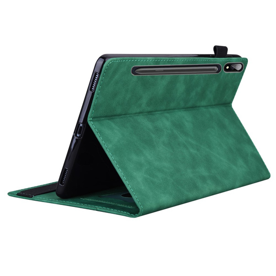 Tok Samsung Galaxy Tab S10 FE+ Plus, Classic, tolltartóval, fekete