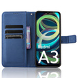 Pattintható tok a Xiaomi Redmi A3, Wallet Smart Magnet, kék