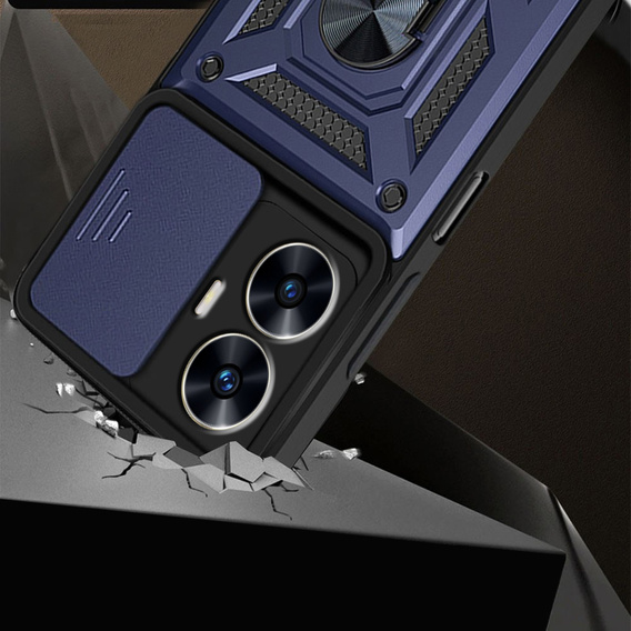 Telefontok a Realme C55, CamShield Slide, kék