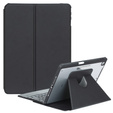 Billentyűzet tok iPad 11" 2025 A16 (11 gen.) / iPad 10.9" 2022 (10 gen.), Rotary 360° Leather, fekete