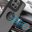 Tok Motorola Moto G15 / Motorola Moto G15 Power, Frosted Ring, fekete