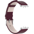 Bőrszíj Samsung Galaxy Fit 3 készülékhez, bordó színű
