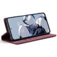 CASEME tok Xiaomi 12T / 12T Pro, Leather Wallet Case, piros
