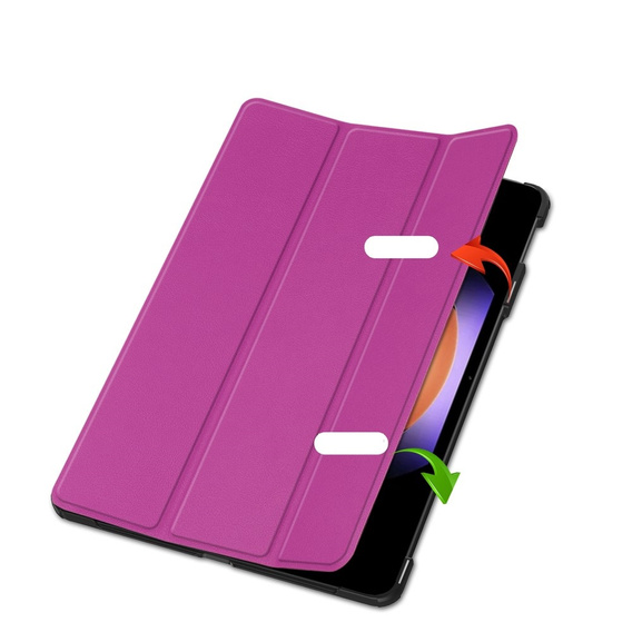 Tok Xiaomi Pad 6S Pro 12.4, Smartcase, lila