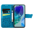 Pattintható tok a Samsung Galaxy A16, Butterfly, kék