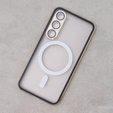 Magnetic Dual Glass MagSafe tok Samsung Galaxy S23, arany