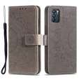 Pattintható tok a Oppo Reno6 5G, Mandala, szürke
