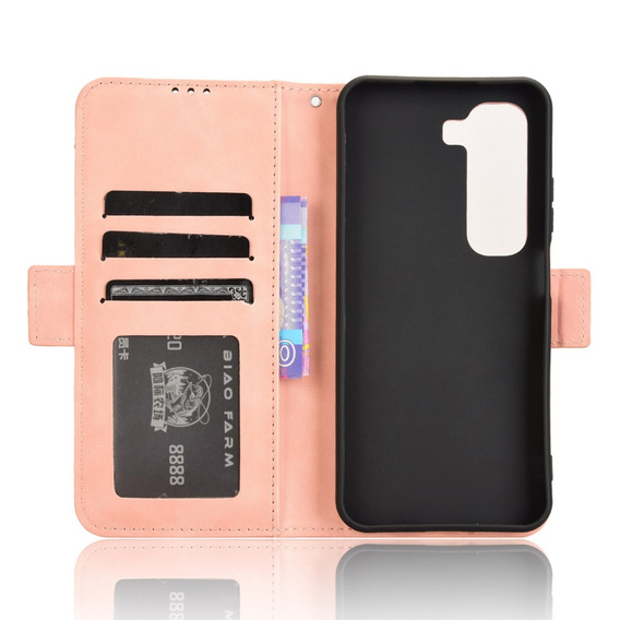 Pattintható tok a Infinix Hot 50 4G, Card Slot, rózsaszín