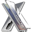 Tok Samsung Galaxy S25 Ultra, Magnetic Dual Glass, ezüst