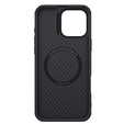 Tok iPhone 16 Pro Max, páncélozott Nillkin, Carbon Fiber, Magsafe, arany