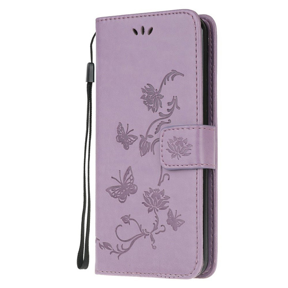 Pattintható tok a Motorola Moto G10 / G30, Butterfly, kék