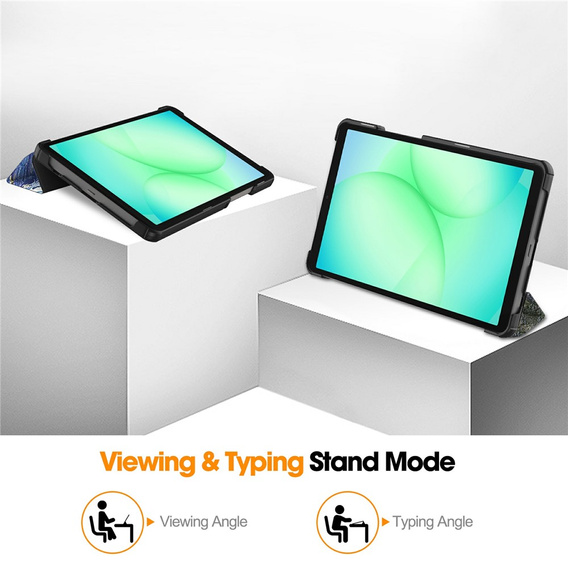 Smartcase nyomtatott mintával Samsung Galaxy Tab A11/A9 készülékekhez