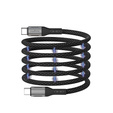 Mágneses USB-C–USB-C kábel, 100 W, 1,0 m, USB-C csatlakozóval rendelkező eszközökhöz