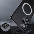 Kameravédő tok Samsung Galaxy Note 20 Ultra, CamShield MagSafe, átlátszó / fekete