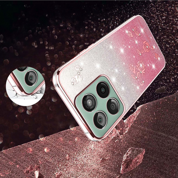 Glitter Flower tok Motorola Edge 70 készülékhez