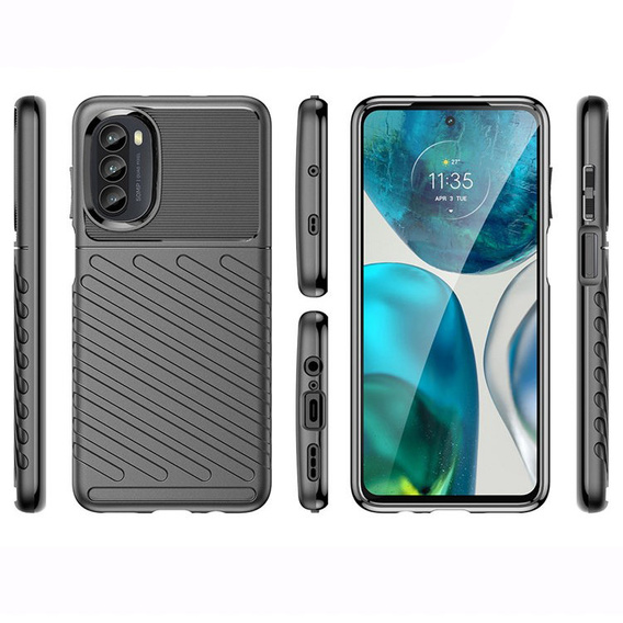 Telefontok a Motorola Moto G52 / G82 5G, Thunder, fekete