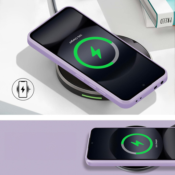 Telefontok a Xiaomi Redmi Note 14 4G, Silicone Lite, lila