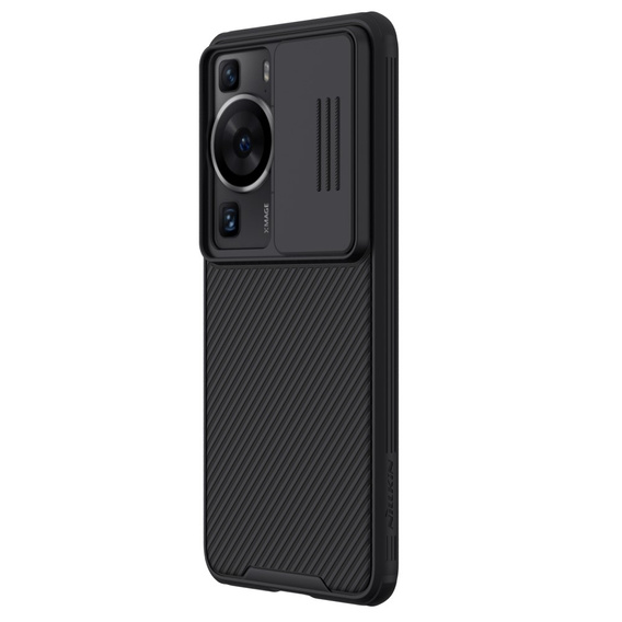 Tok Huawei P60 / P60 Pro, páncélozott Nillkin, CamShield Pro, fekete