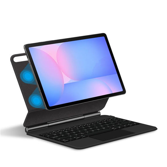 Bluetooth billentyűzet tok touchpaddel Samsung Galaxy Tab S10 FE készülékhez