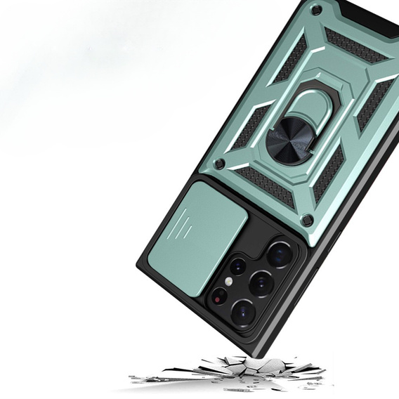 Telefontok a Samsung Galaxy S23 Ultra, CamShield Slide, zöld