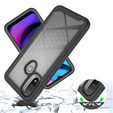 Tok Motorola Moto E20 készülékhez, Shockproof, fóliával, kék