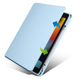 Tok iPad 10.2" 2021/2020/2019 (9/8/7 gen.), tolltartóval, 360°-os forgatható, kék