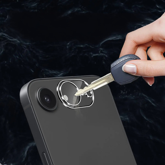 Edzett kameraüveg iPhone 16E, átlátszó
