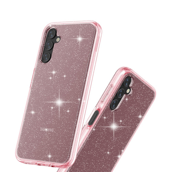 Telefontok a Samsung Galaxy A14 4G/5G, Glittery Powder, rózsaszín
