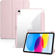 Tok iPad 10.9 2022 10 Gen, Smartcase Hybrid, tolltartó résszel, rózsaszín