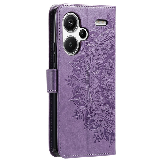 Pattintható tok a Xiaomi Redmi Note 13 Pro+, Mandala, lila