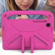 Gyermek tok Samsung Galaxy Tab A7 Lite 8.7 T220 / T225, gyermek tok fogantyúval, rózsaszín
