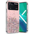 Telefontok a Xiaomi Poco M4 Pro 4G, Glittery, rózsaszín