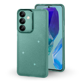 Telefontok a Samsung Galaxy M55 5G, Glittery Powder, zöld
