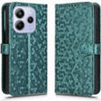 Flap tok Xiaomi Redmi Note 14 4G, Wallet Rhombus, zöld