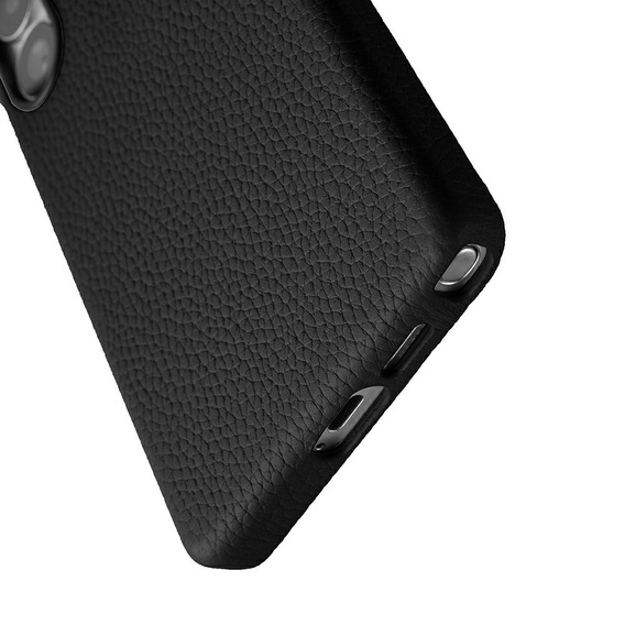 MELKCO tok Samsung Galaxy S25 Ultra, bőr, fekete