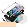 Páncélozott tok a Samsung Galaxy S23 Ultra, R-JUST CamShield Slide, ezüst