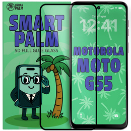 5D Full Glue Smart Palm edzett üveg Motorola Moto G55 5G készülékhez