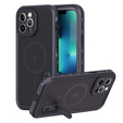 Vízálló tok iPhone 13 Pro Max, Redpepper, MagSafe-hoz, fekete