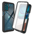 Tok Motorola Moto G42 4G készülékhez, Shockproof, fóliával, fekete