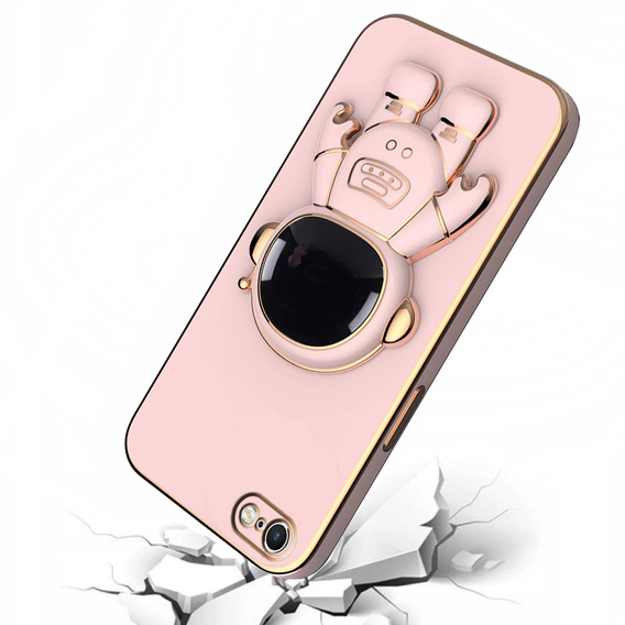 Telefontok a iPhone 6 / 6s, Astronaut, rózsaszín rose gold
