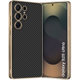 Telefontok a Samsung Galaxy S25 Ultra, GKK Leather, carbon fekete