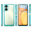 Telefontok a Xiaomi Redmi 13C / Poco C65, Fusion Hybrid, átlátszó / kék