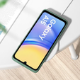 A tok Samsung Galaxy A15, Silicone Lite, sötétzöld + 9H üveg