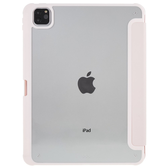 Tok iPad Pro 11 2022 / 2021 / 2020 / 2018, Smartcase Hybrid, tolltartó résszel, rózsaszín
