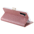 Flap tok Samsung Galaxy A35 5G, Wallet Pocket Zipper Lace, rózsaszín