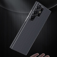 Tok Samsung Galaxy S23 Ultra, Aramid Fiber Cover, fekete