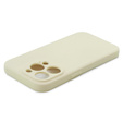 Telefontok a iPhone 15 Pro Max, Silicone Lite, krémszínű