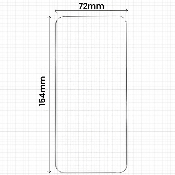 2x edzett üveg Samsung Galaxy S25 Edge, ERBORD Easy App Full Screen Protector